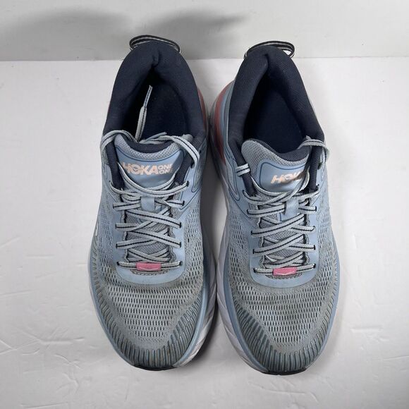 Hoka One One Bondi 7 Athletic Lace Up Running Shoes Sneakers Women's Size 8.5 - Picture 6 of 8